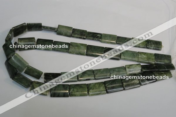 CDJ34 15.5 inches 13*18mm flat tube Canadian jade beads wholesale