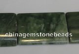 CDJ36 15.5 inches 25*35mm flat tube Canadian jade beads wholesale