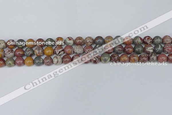 CDJ402 15.5 inches 8mm round sonoran dendritic jasper beads