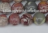 CDJ403 15.5 inches 10mm round sonoran dendritic jasper beads