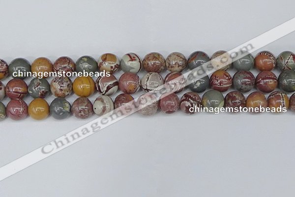 CDJ404 15.5 inches 12mm round sonoran dendritic jasper beads