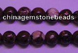 CDM51 15 inches 6mm round strawberry dalmatian jasper beads