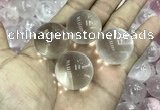 CDN01 25mm round white crystal decorations wholesale