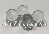 CDN1000 20mm round white crystal decorations wholesale