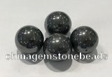 CDN1020 25mm round hematite decorations wholesale