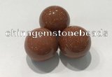 CDN1054 30mm round goldstone decorations wholesale