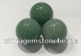 CDN1072 30mm round green aventurine decorations wholesale