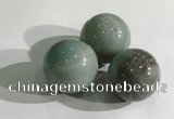 CDN1085 30mm round amazonite decorations wholesale