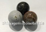 CDN1093 30mm round agate decorations wholesale