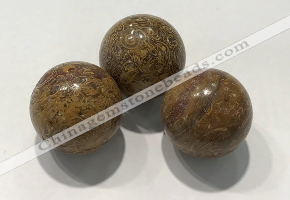 CDN1103 30mm round elephant blood stone decorations wholesale