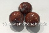 CDN1108 30mm round brecciated jasper decorations wholesale