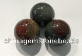 CDN1120 30mm round African bloodstone decorations wholesale
