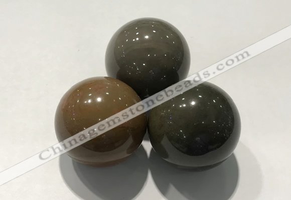 CDN1125 30mm round jasper decorations wholesale