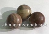 CDN1147 30mm round jasper decorations wholesale