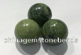 CDN1151 30mm round Canadian jade decorations wholesale