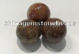 CDN1163 30mm round jasper decorations wholesale