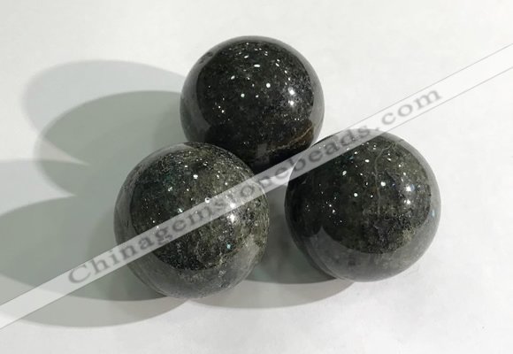 CDN1168 30mm round jasper decorations wholesale