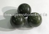 CDN1169 30mm round jasper decorations wholesale