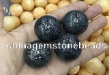 CDN12 30mm round pyrite gemstone decorations wholesale