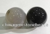 CDN1208 40mm round agate decorations wholesale