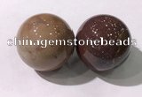 CDN1213 40mm round agate decorations wholesale