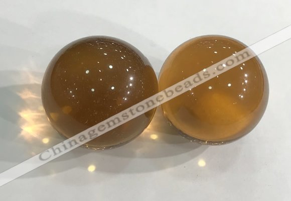 CDN1227 40mm round glass decorations wholesale