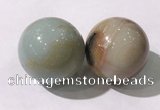 CDN1253 40mm round amazonite decorations wholesale