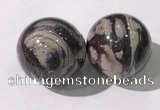 CDN1304 40mm round jasper decorations wholesale