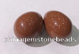 CDN1343 35*45mm egg-shaped goldstone decorations wholesale