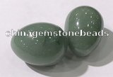 CDN1360 35*45mm egg-shaped green aventurine decorations wholesale