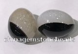 CDN1365 35*45mm egg-shaped druzy agate decorations wholesale