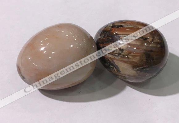 CDN1369 35*45mm egg-shaped agate decorations wholesale