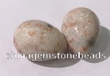 CDN1371 35*45mm egg-shaped golden sunstone decorations wholesale