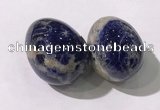 CDN1372 35*45mm egg-shaped sodalite decorations wholesale