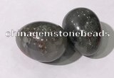 CDN1389 35*45mm egg-shaped African bloodstone decorations wholesale