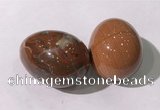 CDN1397 35*45mm egg-shaped brecciated jasper decorations wholesale