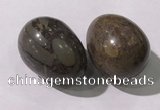 CDN1400 35*45mm egg-shaped tiger skin jasper decorations wholesale