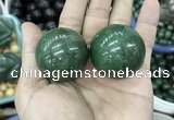 CDN18 35mm round pyrite gemstone decorations wholesale