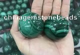 CDN23 40mm round natural malachite gemstone decorations