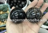 CDN26 45mm round natural astrophyllite gemstone decorations