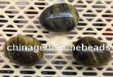 CDN311 30*40mm egg-shaped tiger eye decorations wholesale