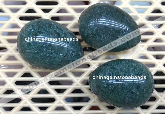 CDN312 30*40mm egg-shaped synthetic gemstone decorations wholesale