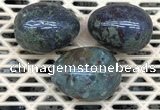 CDN323 30*40mm egg-shaped blood jasper decorations wholesale