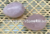 CDN331 35*50mm egg-shaped rose quartz decorations wholesale