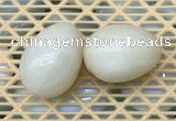 CDN335 35*50mm egg-shaped yellow jade decorations wholesale