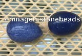 CDN336 35*50mm egg-shaped blue dumortierite decorations wholesale