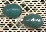 CDN337 35*50mm egg-shaped green aventurine decorations wholesale