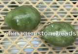 CDN339 35*50mm egg-shaped olivine decorations wholesale