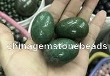 CDN34 28*38mm egg-shaped pyrite gemstone decorations wholesale