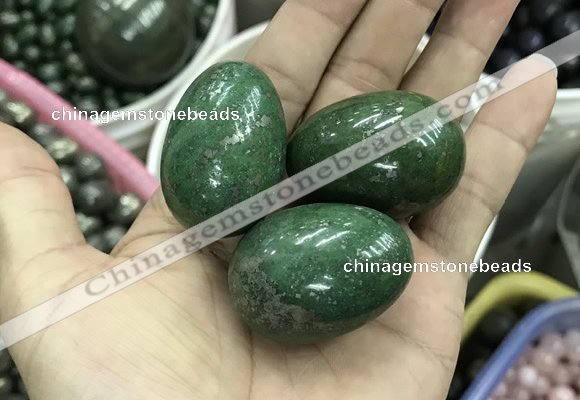 CDN34 28*38mm egg-shaped pyrite gemstone decorations wholesale